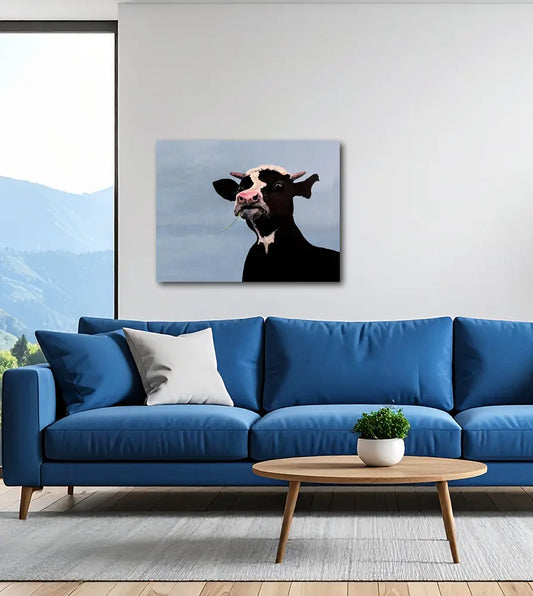 Sissi von Christel Keller an der Wand – Fineart Print auf Leinwand, 120x90 cm, 4cm Galerie-Keilrahmen | Kunst-Direkt.de